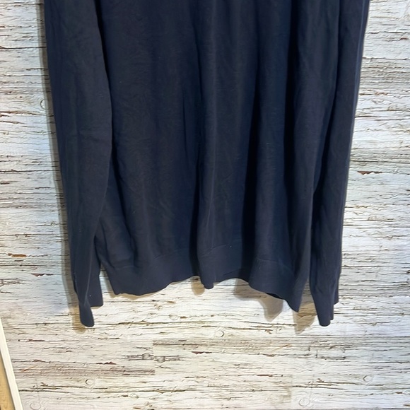 Eddie Bauer navy blue 1/4 zip sweater size XL - Picture 5 of 9